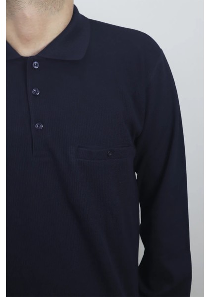 Fistan Store Erkek Jakarlı Klasik Kesim Rahat Kalıp Polo Yaka Tek Cepli Kışlık Kazak fiyatları