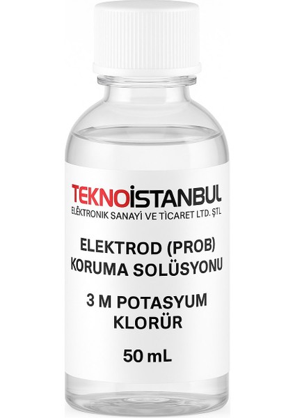 50 ml Elektrod (Prob) Koruma Solüsyonu – 3m Potasyum Klorür (Kcl)
