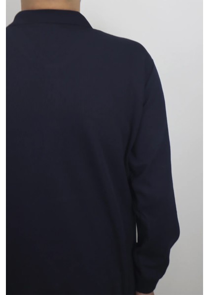 Fistan Store Erkek Jakarlı Klasik Kesim Rahat Kalıp Polo Yaka Tek Cepli Kışlık Kazak fırsatları