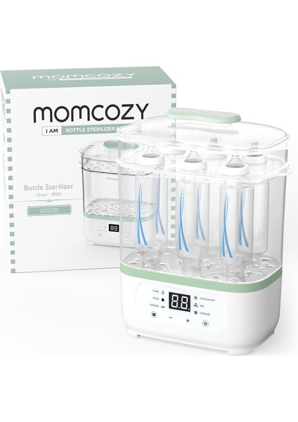 3'ü 1 Arada Elektrikli Biberon Sterilizatörü ve Kurutucu