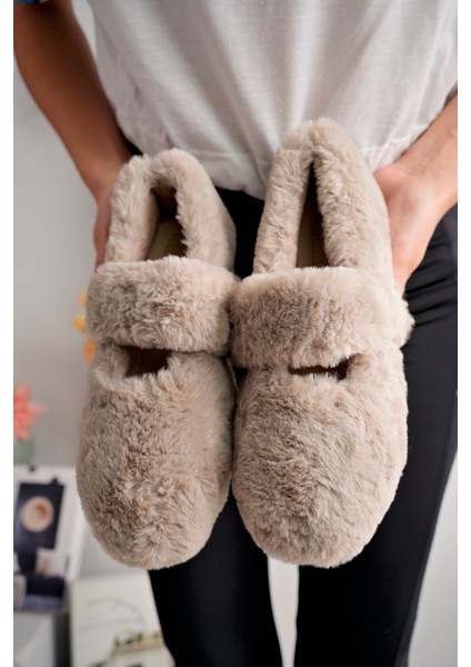 Ultra Yumuşak Peluş Kadın Ev Babeti Ses Yapmaz Hafif Taban Panduf fiyatları