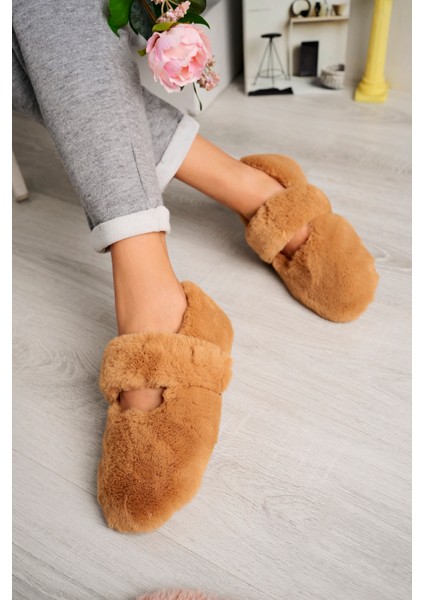 Ultra Yumuşak Peluş Kadın Ev Babeti Ses Yapmaz Hafif Taban Panduf fırsatları