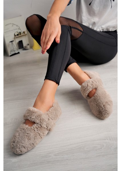 Ultra Yumuşak Peluş Kadın Ev Babeti Ses Yapmaz Hafif Taban Panduf modelleri