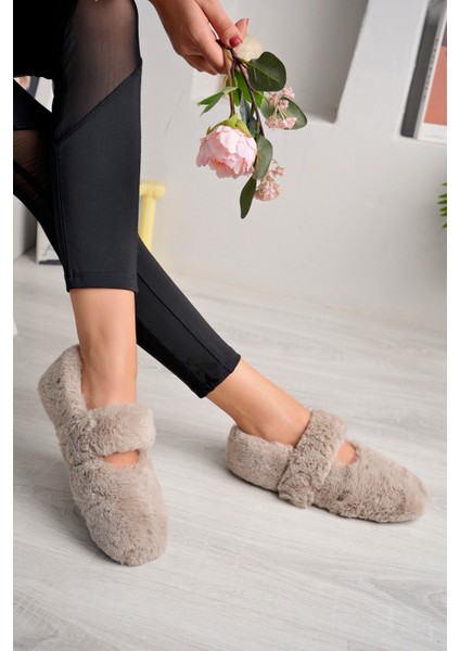 Ultra Yumuşak Peluş Kadın Ev Babeti Ses Yapmaz Hafif Taban Panduf fırsatları