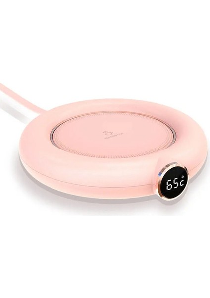 M306 Akıllı USB Kupa, Fincan, Bardak ve Biberon Isıtıcı (Pembe)