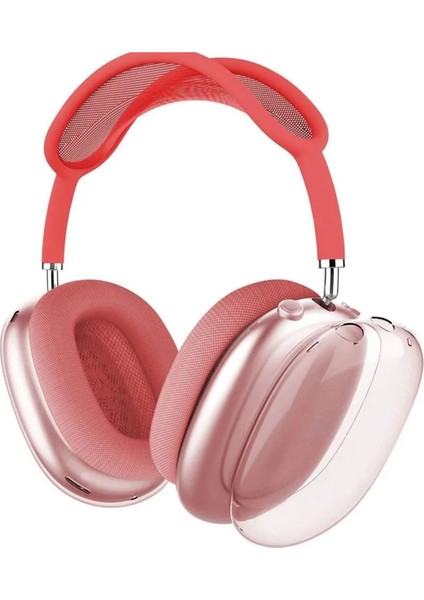 Airpods Max Uyumlu Premium Şeffaf Silikon Kılıf