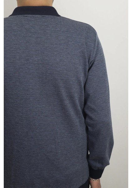 Fistan Store Erkek Kuş Gözü Desenli Klasik Kesim Rahat Kalıp Polo Yaka Tek Cepli Kışlık Kazak fırsatları