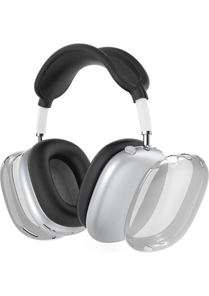 Airpods Max Uyumlu Premium Şeffaf Silikon Kılıf