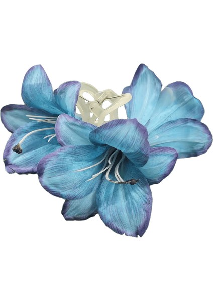 Awaytr Kravat Boyalı Lily Çiçek Saç Pençeleri Yapay Çiçek Saç Klipleri Yengeç Kadınlar Için Kız Hediye Saç Aksesuarları Sevgililer Şapkalarrenk: B (Yurt Dışından)