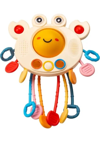 Montessori Duyusal Geliştirme Bebek Oyuncakları Çekme String Finger Kavrama Eğitimi Erken Öğrenme Eğitim Oyuncakları 6-24 Ay Babycolor: Pxlll-02 (Yurt Dışından)