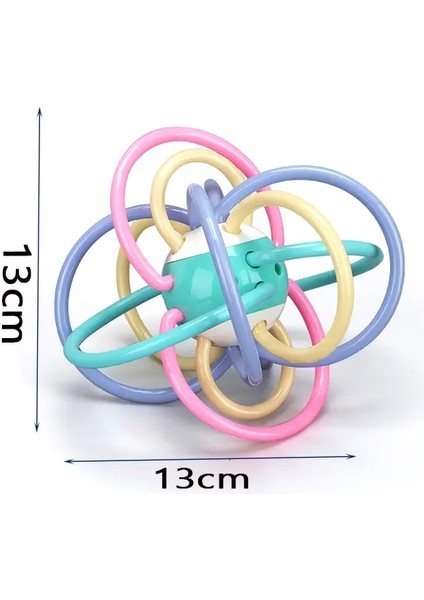 Bebek Montessori Oyuncaklar 0 12 Aylık Duyusal Çıngırak Teether Kavrama Aktivite Geliştirme Oyuncakları Babiescolor Için Silikon Diş Çıkarma Oyuncakları: ST116 (Yurt Dışından)