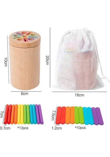Montessori Ahşap Oyuncaklar Renk Sıralama Ince Motor Oyuncakları Şekil Eşleşen Duyusal Oyuncak Yeni Eğitim Bulmacası Oyuncaklar Için Toddlers Için Renk: 2'si 1 Arada Kapak (Yurt Dışından)