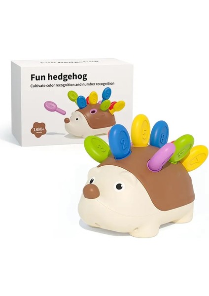 Hedgehog Montessori Eğitim Oyuncak Oyuncak Oyuncaklar Için Yeni Motor Oyuncakları Öğrenme Sayısı Eğitimi Geliştirme Konsantrasyonu Duyusal Hediye Rolor: Kutularla 1 Adet (Yurt Dışından)