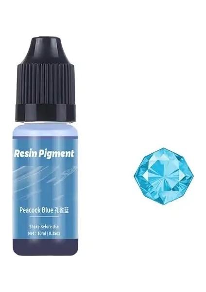 10ML Epoksi Reçine Pigment Sıvı Renkli Boya Dıy Uv Epoksi Reçine Kalıp Takı Yapımı Aksesuarlar Boya Pigment Rolor: 1554262 (Yurt Dışından)