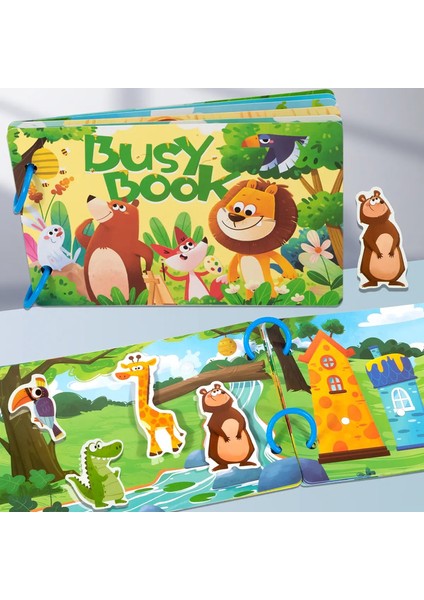 Çocuk Erken Eğitim Sessiz M Macun Kitabı Bebek Diy Bulmacası Etiket Montessori Oyuncak Taşınabilir Yeniden Kullanılabilir Sınıflandırılmış Sticker Bookolor: A (Yurt Dışından)