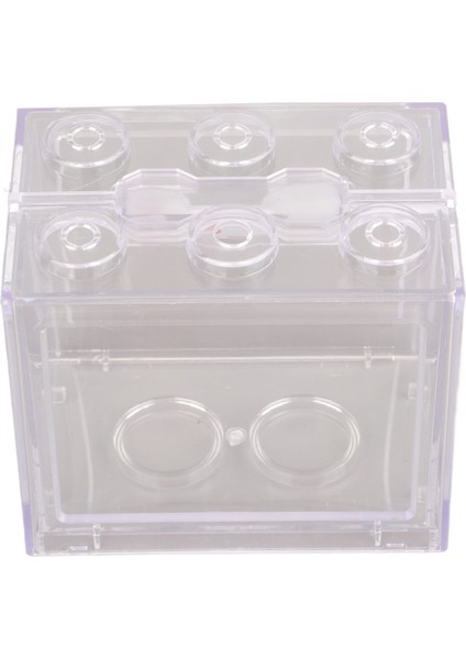 Dekoratif Mini Akvaryum USB LED Işık Lamba Balık Tankı Kutusu Ofis Çay Masası Dekor (Şeffaf) (Yurt Dışından)