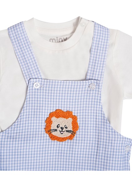 Pötikareli Erkek Bebek Tulum Ikili Set fırsatları