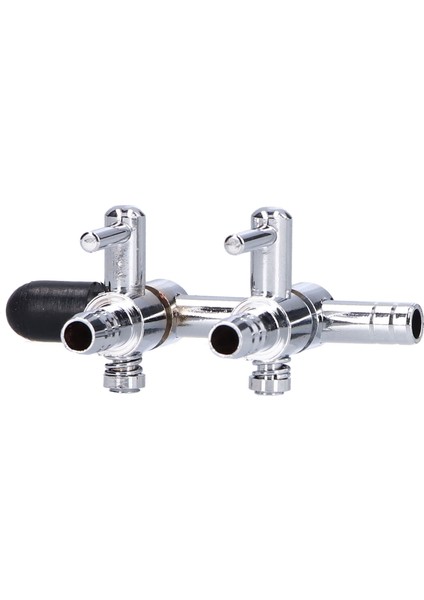 Balık Tankı Oksijen Dağıtıcı 6mm Karbon Dioksit Ayar Anahtarı Ayar Valve2 Kafa (Yurt Dışından)