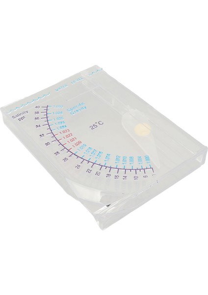 Akvaryum Hidrometre Şeffaf Plastik Hidrometre Tuzluluk Test Cihazı Doğru Okunması Kolay Balık Tankı Hidrometre Deniz Suyu Için (Yurt Dışından)