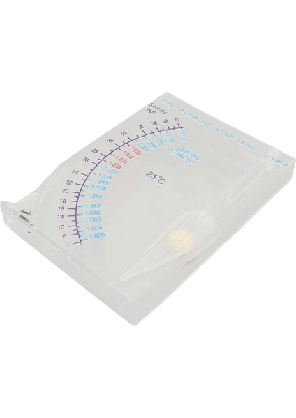 Akvaryum Hidrometre Şeffaf Plastik Hidrometre Tuzluluk Test Cihazı Doğru Okunması Kolay Balık Tankı Hidrometre Deniz Suyu Için (Yurt Dışından)