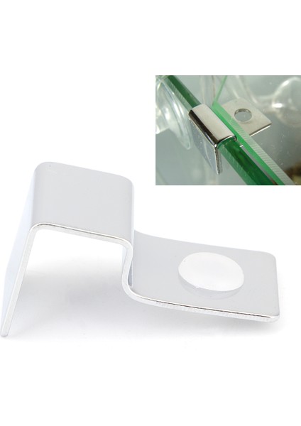 4 Adet Paslanmaz Çelik Balık Tankı Destek Braketi Akvaryum Camı Kapak CLIP12MM (Yurt Dışından)