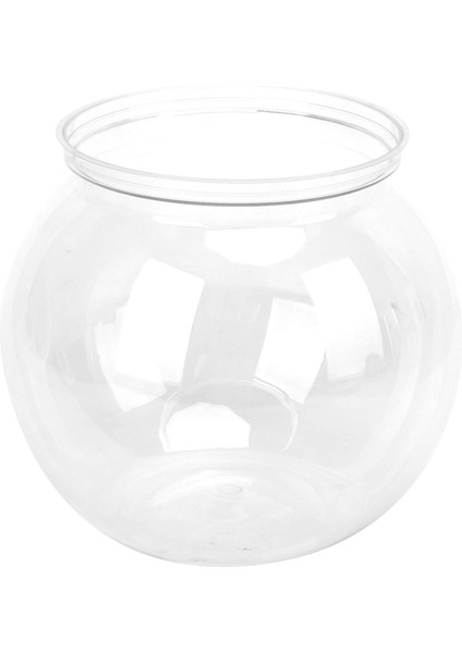Mini Balık Tankı Şeffaf Plastik Darbeye Dayanıklı Plastik Galon Balık Kase Masası Bookshelfmini (Yurt Dışından)