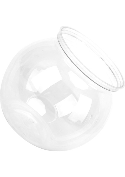 Mini Balık Tankı Şeffaf Plastik Darbeye Dayanıklı Plastik Galon Balık Kase Masası Bookshelfmini (Yurt Dışından)