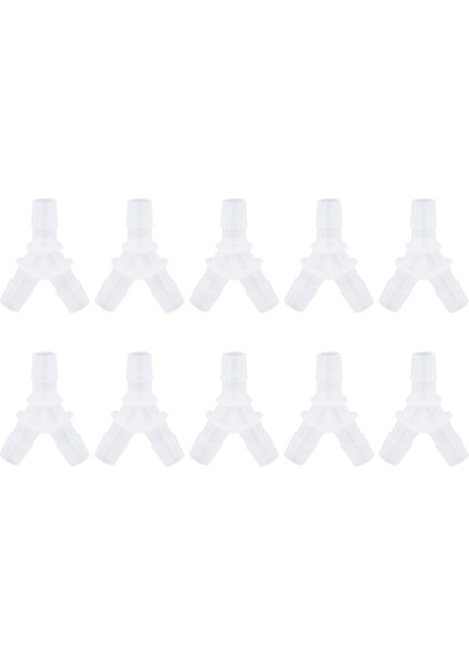 10 Adet Yumuşak Hortum Bağlantı Parçaları Y Tipi Konnektör Akvaryum Balık Tankı Hava Pompası Bağlantı 3 Yollu KONNEKTÖR(12MM ) (Yurt Dışından)