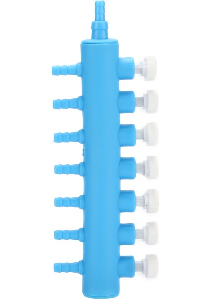 Akvaryum Hava Valfi Ayarlanabilir Plastik Balık Tankı Oksijen Hava Akış Splitter Karbon Dioksit Equipment1 7 Vana ile (Yurt Dışından)