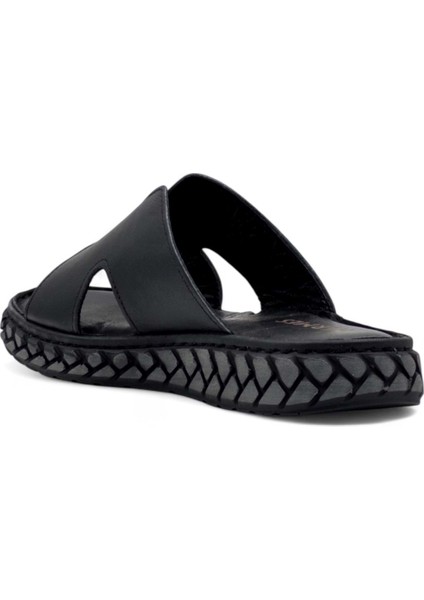 Mr White Ortopedi V Model Hakiki Deri Kadın Terlik Siyah fırsatları