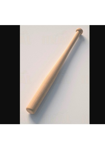 52CM Açık Kahverengi Beyzbol Sopa Ahşap Dik Durabilen Dekor Top Başlı 1 Adet fırsatları
