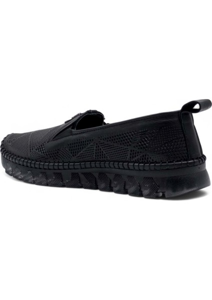 Mr White Toka Detaylı Şeffaf Taban Hakiki Deri Kadın Günlük Ayakkabı Siyah fırsatları