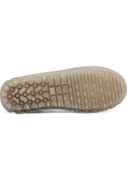 Mr White Toka Detaylı Şeffaf Taban Hakiki Deri Kadın Günlük Ayakkabı Vizon indirimleri