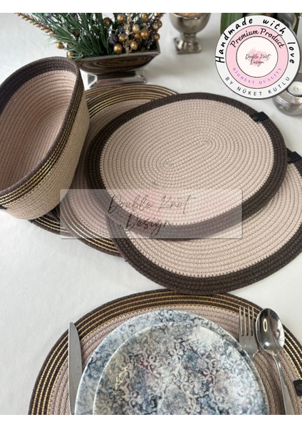 Oval Gold Detaylı Tress Supla Amerikan Servis Hediyelik Yemek Davet Masası indirimleri