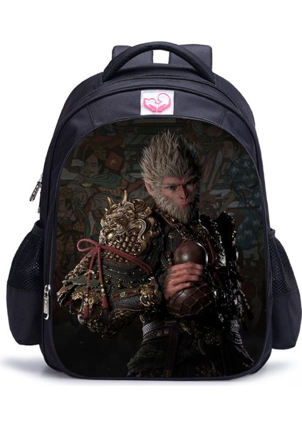 Siyah Mythical Goku Öğrenci Yetişkin Omuz Çantası (Yurt Dışından)