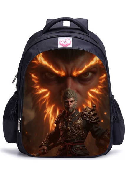 Siyah Mythical Goku Öğrenci Yetişkin Omuz Çantası (Yurt Dışından)