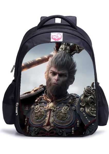 Siyah Mythical Goku Öğrenci Yetişkin Omuz Çantası (Yurt Dışından)