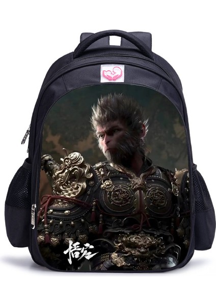 Siyah Mythical Goku Öğrenci Yetişkin Omuz Çantası (Yurt Dışından)