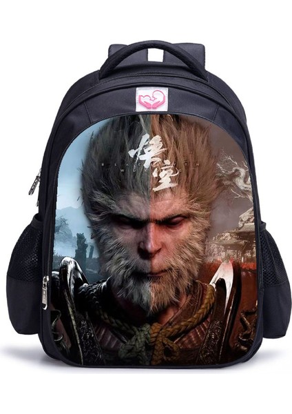 Siyah Mythical Goku Öğrenci Yetişkin Omuz Çantası (Yurt Dışından)