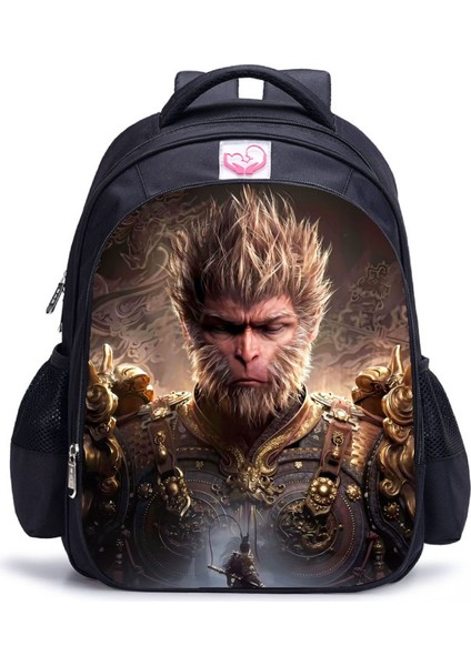 Siyah Mythical Goku Öğrenci Yetişkin Omuz Çantası (Yurt Dışından)