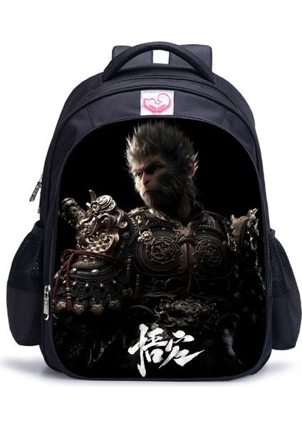 Siyah Mythical Goku Öğrenci Yetişkin Omuz Çantası (Yurt Dışından)