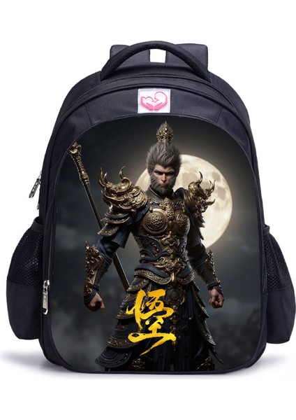 Siyah Mythical Goku Öğrenci Yetişkin Omuz Çantası (Yurt Dışından)