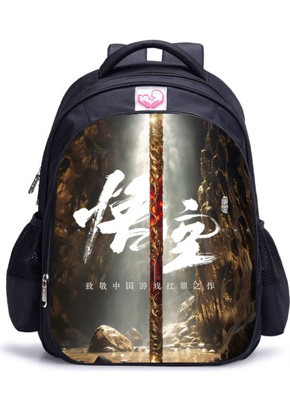 Siyah Efsanevi Goku Okul Çantası Öğrenci Yetişkin Omuz Çantası (Yurt Dışından)