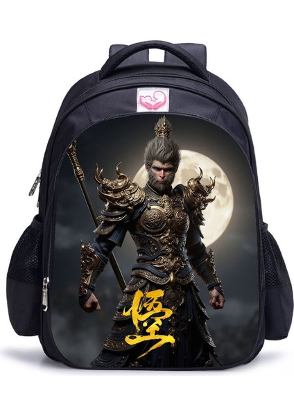 Siyah Mythical Goku Öğrenci Yetişkin Omuz Çantası (Yurt Dışından)