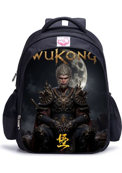 Siyah Mythical Goku Öğrenci Yetişkin Omuz Çantası (Yurt Dışından)