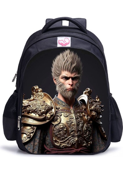 Siyah Mythical Goku Öğrenci Yetişkin Omuz Çantası (Yurt Dışından)