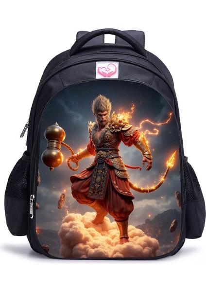 Siyah Mythical Goku Öğrenci Yetişkin Omuz Çantası (Yurt Dışından)