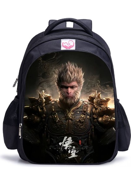 Siyah Mythical Goku Öğrenci Yetişkin Omuz Çantası (Yurt Dışından)