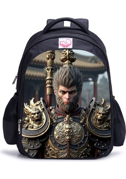 Siyah Mythical Goku Öğrenci Yetişkin Omuz Çantası (Yurt Dışından)