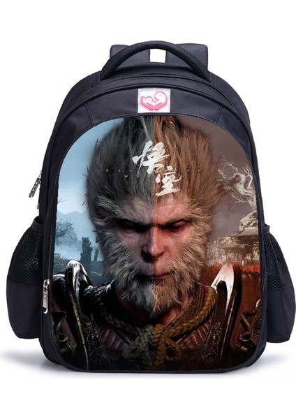 Siyah Mythical Goku Öğrenci Yetişkin Omuz Çantası (Yurt Dışından)